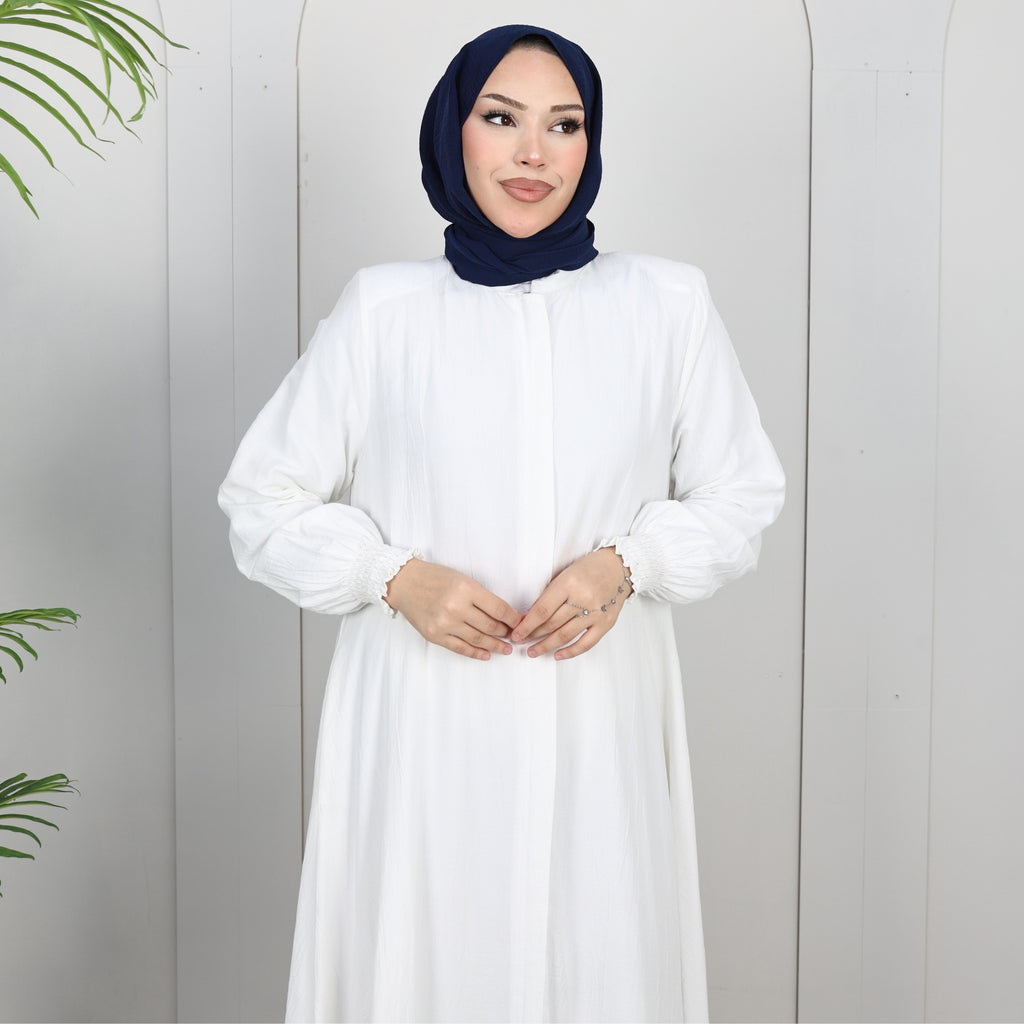 2601 - %85 Pamuklu Mevlana Kesim Tunik Pantolon İkili Tesettür Takım