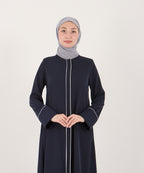 2413 Dubai İpek Biyeli Abaya